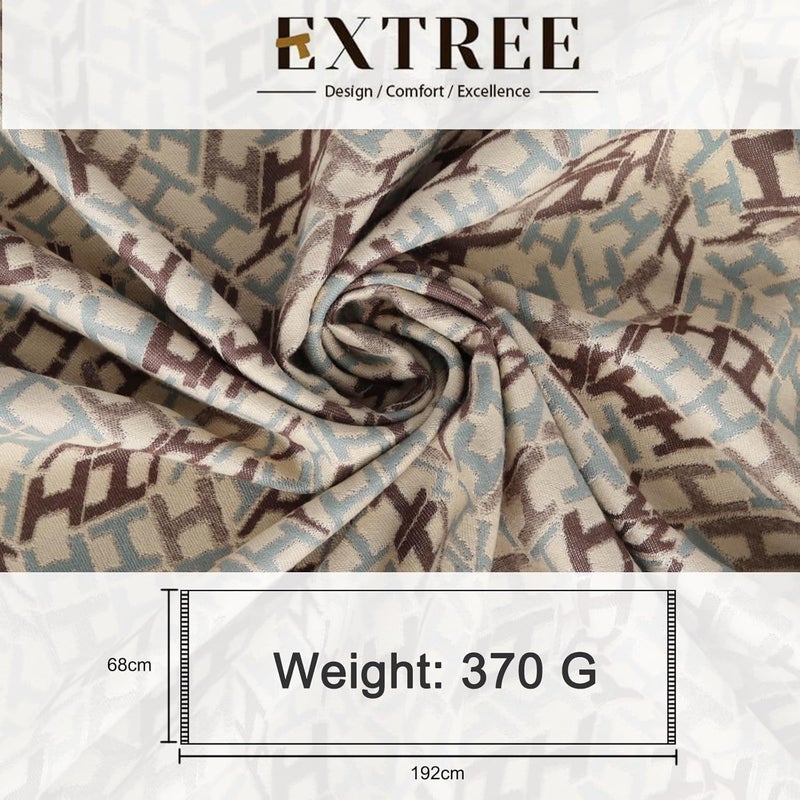 EXTREE Scarfs for Women Pashmina Silky Shawl Wrap for Evening Dressing Blanket Open Front Poncho Cape - Image 2